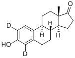structure of CAS# 350820-16-5, Estrone-2,4-D2