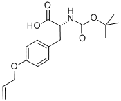 structure of CAS# 350820-56-3, Boc-O-allyl-L-tyrosine