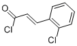 structure of CAS# 35086-82-9, 2-Chlorocinnamoyl Chloride;3-(2-Chlorophenyl)Prop-2-Enoyl Chloride, 3-(2-Chlorophenyl)Acryloyl Chloride;2-Propenoyl Chloride, 3-(2-Chlorophenyl)-, (2E)-;(2E)-3-(2-Chlorophenyl)Acryloyl Chloride