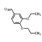 structure of CAS# 350988-41-9, 3-Ethoxy-4-Propoxybenzaldehyde;3-Ethoxy-4-propoxy-benzaldehyde;3-Ethoxy-4-propoxybenzaldehyde #;AK-968/13779206