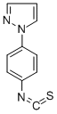 structure of CAS# 352018-96-3, 4-(1H-Pyrazol-1-Yl)Phenyl Isothiocyanate;4-(1H-Pyrazol-1-Yl)Phenyl Isothiocyanate 97%;1H-Pyrazole,1-(4-Isothiocyanatophenyl)-(9CI);4-(1H-Pyrazol-1-Yl)Phenylisothiocyanate97%