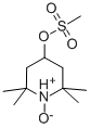 structure of CAS# 35203-66-8, (1-Hydroxy-2,2,6,6-tetramethyl-piperidin-4-yl) methanesulfonate;(1-Hydroxy-2,2,6,6-Tetramethyl-4-Piperidyl) Methanesulfonate;Methanesulfonic Acid (1-Hydroxy-2,2,6,6-Tetramethyl-4-Piperidinyl) Ester;Methanesulfonic Acid (1-Hydroxy-2,2,6,6-Tetramethyl-4-Piperidyl) Ester