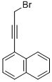 structure of CAS# 352035-98-4, 1-(3-Bromo-1-Propynyl)Naphthalene