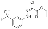 structure of CAS# 35229-84-6, Ethyl 2-Chloro-2-(2-[3-(Trifluoromethyl)Phenyl]-Hydrazono)Acetate;Ethyl 2-Chloro-2-[[3-(Trifluoromethyl)Phenyl]Hydrazinylidene]Acetate;Ethyl (2Z)-2-Chloro-2-[[3-(Trifluoromethyl)Phenyl]Hydrazono]Acetate;Ethyl 2-Chloro-2-[[3-(Trifluoromethyl)Phenyl]Hydrazono]Acetate