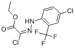 structure of CAS# 35229-94-8, Ethyl 2-Chloro-2-(2-[4-Chloro-2-(Trifluoromethyl)-Phenyl]Hydrazono)Acetate;ETHYL 2-CHLORO-2-(2-[4-CHLORO-2-(TRIFLUOROMETHYL)-PHENYL]HYDRAZONO)ACETATE;Ethyl 2-Chloro-2-{2-[4-Chloro-2-(Trifluoromethyl)-