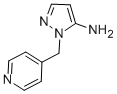 structure of CAS# 3524-31-0, 2-(Pyridin-4-Ylmethyl)Pyrazol-3-Amine;2-(4-Pyridylmethyl)Pyrazol-3-Amine;2-(4-Pyridylmethyl)-3-Pyrazolamine;[2-(4-Pyridylmethyl)Pyrazol-3-Yl]Amine