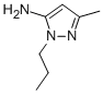 structure of CAS# 3524-34-3, 5-Methyl-2-Propyl-2H-Pyrazol-3-Ylamine;3-Methyl-1-Propyl-1H-Pyrazol-5-Amine(SALTDATA: FREE);5-METHYL-2-PROPYL-2H-PYRAZOL-3-YLAMINE;3-METHYL-1-PROPYL-1H-PYRAZOL-5-AMINE