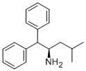 结构式 CAS# 352535-73-0, (R)-(+)-2-氨基-4-甲基-1,1-二苯基戊烷