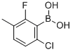 结构式 CAS# 352535-86-5, 2-氯-6-氟-5-甲基苯硼酸