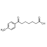 structure of CAS# 35333-09-6, 7-(4-Methylphenyl)-7-Oxoheptanoic Acid;7-(4-Methylphenyl)-7-oxoheptanoic acid