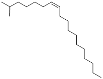 structure of CAS# 35354-39-3, cis-2-Methyl-7-Octadecene;(E)-2-Methyloctadec-7-Ene;Cis-2-Methyl-7-Octadecene;2-Methyl-7-Octadecene