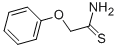 structure of CAS# 35370-80-0, 2-Phenoxythioacetamide;2-(Phenoxy)Thioacetamide;Nsc277300;2-Phenoxyethanethioamide