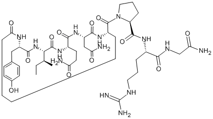 CAS#: 35375-13-4， Cyclo(Tyr-Ile-Gln-Asn-Asu)-Pro-Arg-Gly-NH2