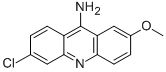 structure of CAS# 3548-09-2, 9-Amino-6-Chloro-2-Methoxyacridine;6-Chloro-2-Methoxy-Acridin-9-Amine;6-Chloro-2-Methoxy-9-Acridinamine;(6-Chloro-2-Methoxy-Acridin-9-Yl)Amine