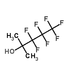 structure of CAS# 355-22-6, 3,3,4,4,5,5,5-Heptafluoro-2-Methyl-2-Pentanol;3,3,4,4,5,5,5-Heptafluoro-2-methyl-2-pentanol #;3,3,4,4,5,5,5-Heptafluoro-2-methylpentan-2-ol;3,3,4,4,5,5,5-Heptafluoro-2-methylpentan-2-ol, >95%