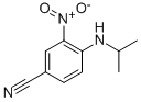 structure of CAS# 355022-17-2, 4-(Isopropylamino)-3-Nitrobenzonitrile;4-(ISOPROPYLAMINO)-3-NITROBENZONITRILE