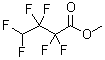 structure of CAS# 356-32-1, Methyl 2,2,3,3,4,4-Hexafluorobutanoate;METHYL 2,2,3,3,4,4-HEXAFLUOROBUTANOATE;METHYL 2,2,3,3,4,4-HEXAFLUOROBUTYRATE;METHYL 2,2,3,3,4-HEXAFLUOROBUTYRATE