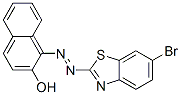 CAS 登录号：3566-95-8， (1E)-1-[(6-溴-1,3-苯并噻唑-2-基)亚肼基]萘-2-酮