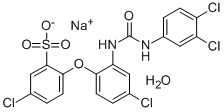 CAS#: 3567-25-7， Sodium 5-chloro-2-(4-chloro-2-(3-(3,4-dichlorophenyl)ureido)phenoxy)benzenesulfonate