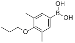 结构式 CAS# 357611-51-9, 3,5-二甲基-4-丙氧基苯硼酸
