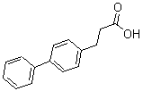 结构式 CAS# 35888-99-4, [1,1'-联苯]-4-丙酸