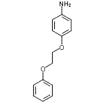 结构式 CAS# 35965-96-9, 4-(2-苯氧基乙氧基)苯胺