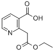 structure of CAS# 35969-51-8, 2-(2-Ethoxy-2-Oxoethyl)Nicotinic Acid;2-(2-Ethoxy-2-Oxoethyl)Pyridine-3-Carboxylic Acid;2-(2-ETHOXY-2-OXOETHYL)NICOTINIC ACID