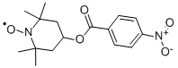 structure of CAS# 36010-81-8, (1-Hydroxy-2,2,6,6-tetramethylpiperidin-4-yl) 4-nitrobenzoate;(1-Hydroxy-2,2,6,6-Tetramethyl-4-Piperidyl) 4-Nitrobenzoate;4-Nitrobenzoic Acid (1-Hydroxy-2,2,6,6-Tetramethyl-4-Piperidinyl) Ester;4-Nitrobenzoic Acid (1-Hydroxy-2,2,6,6-Tetramethyl-4-Piperidyl) Ester