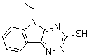 CAS#: 36047-55-9， 5-Ethyl-5H-[1,2,4]Triazino[5,6-b]Indole-3-Thiol