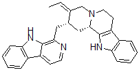 CAS#: 36150-14-8， (2R,3E,12bS)-3-Ethylidene-2-(9H-Pyrido[3,4-b]Indol-1-Ylmethyl)-2,4,6,7,12,12b-Hexahydro-1H-Indolo[3,2-H]Quinolizine