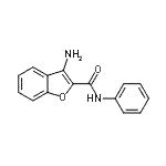 结构式 CAS# 361991-92-6, 3-氨基-N-苯基-1-苯并呋喃-2-甲酰胺
