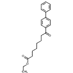 structure of CAS# 362669-47-4, Ethyl 8-(4-Biphenylyl)-8-Oxooctanoate;ethyl 8-(4-biphenyl)-8-oxooctanoate