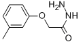 structure of CAS# 36304-38-8, m-Tolyloxy-Acetic Acid Hydrazide;2-(3-Methylphenoxy)Ethanehydrazide;Acetic Acid, (M-Tolyloxy)-, Hydrazide (7Ci);Zinc00260081