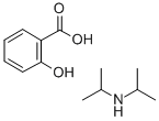 CAS 登录号：36364-50-8， 2-羟基苯甲酸, N-丙-2-基丙-2-胺