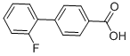structure of CAS# 365-12-8, 2'-Fluorobiphenyl-4-Carboxylic Acid;Zinc00111037