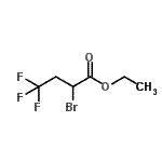 结构式 CAS# 367-33-9, 乙基2-溴-4,4,4-三氟丁酸酯