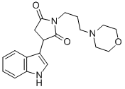 CAS#: 3670-97-1， 3-(1H-Indol-3-Yl)-1-(3-Morpholin-4-Ylpropyl)Pyrrolidine-2,5-Dione