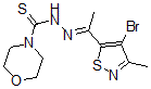 CAS#: 3683-90-7， N-[1-(4-Bromo-3-Methyl-1,2-Thiazol-5-Yl)Ethylideneamino]Morpholine-4-Carbothioamide