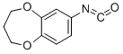 结构式 CAS# 368869-87-8, 3,4-二氢-2H-1,5-苯并二氧杂卓-7-基异氰酸酯