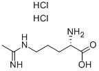structure of CAS# 36889-13-1, 2-Amino-5-(1-aminoethylideneamino)pentanoic acid;(2S)-5-(1-Aminoethylideneazaniumyl)-2-Azaniumyl-Pentanoate;(2S)-5-(1-Aminoethylideneazaniumyl)-2-Ammoniopentanoate;(2S)-5-(1-Aminoethylideneazaniumyl)-2-Ammonio-Valerate