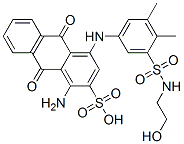 CAS#: 36897-88-8， 1-Amino-4-[[3-(2-Hydroxyethylsulfamoyl)-4,5-Dimethylphenyl]Amino]-9,10-Dioxoanthracene-2-Sulfonic Acid
