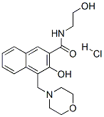 CAS#: 3692-61-3， 3-Hydroxy-N-(2-Hydroxyethyl)-4-(Morpholin-4-Ylmethyl)Naphthalene-2-Carboxamide Hydrochloride
