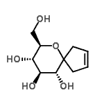 CAS#: 369397-29-5， (7R,8S,9S,10R)-7-(Hydroxymethyl)-6-Oxaspiro[4.5]Dec-2-Ene-8,9,10-Triol