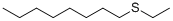 structure of CAS# 3698-94-0, Ethyl n-Octyl Sulphide;1-(Ethylthio)Octane;Octane, 1-(Ethylthio)-;3-Thiaundecane