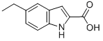 structure of CAS# 37033-93-5, 5-Ethylindole-2-Carboxylic Acid;St5443867;Nsc111170
