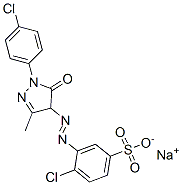 CAS#: 37078-96-9， Sodium 4-Chloro-3-[[1-(4-Chlorophenyl)-3-Methyl-5-Oxo-4H-Pyrazol-4-Yl]Diazenyl]Benzenesulfonate