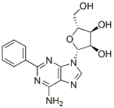 CAS 登录号：37151-14-7， (2R,3R,4S,5R)-2-(6-氨基-2-苯基嘌呤-9-基)-5-(羟基甲基)四氢呋喃-3,4-二醇