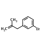 结构式 CAS# 371754-81-3, 1-溴-3-(2-甲基-2-丙烯-1-基)苯