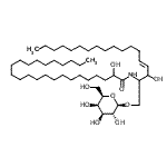 structure of CAS# 37211-11-3, N-[(4E)-1-(beta-D-Galactopyranosyloxy)-3-Hydroxy-4-Octadecen-2-Yl]-2-Hydroxytetracosanamide;phrenosin
