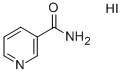 structure of CAS# 3726-23-6, Nicotinamide Hydroiodide;3-Pyridinecarboxamide Hydroiodide;Nicotinamide Hydroiodide;3-Pyridinecarboxamide, Monohydriodide